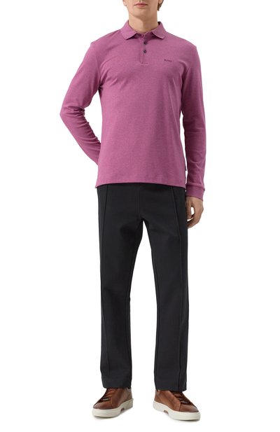 Хлопковое поло BOSS, арт. 50468392, фото 2