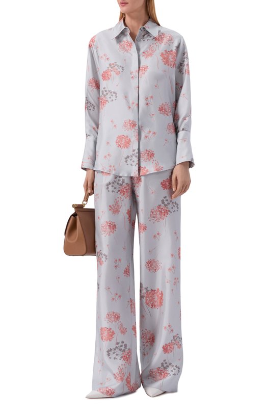 Шелковая рубашка Colombo CM00408/F/T0666-11-2E Голубой  CM00408/F/T0666-11-2E Фото 2