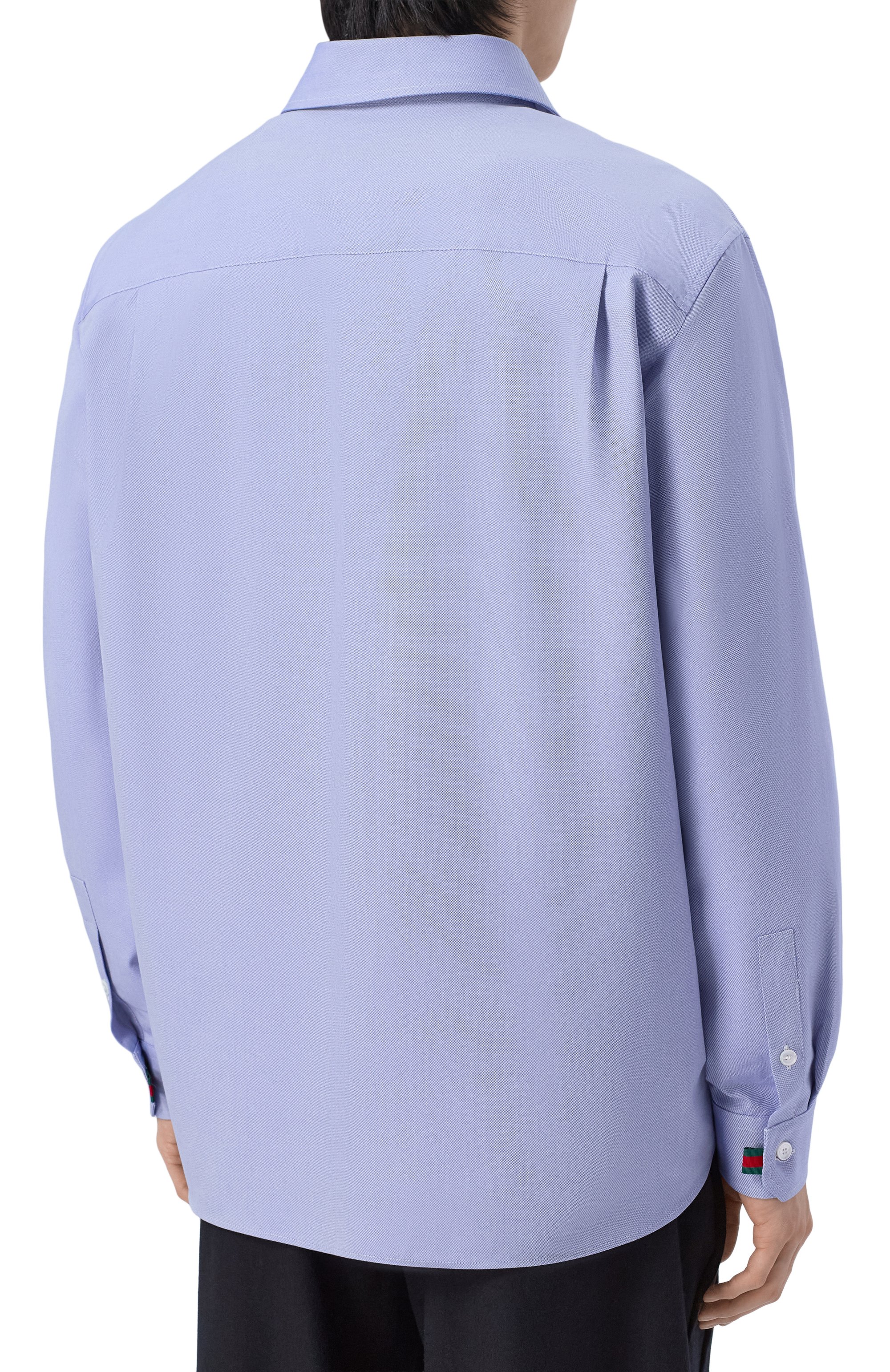 Хлопковая рубашка GUCCI, арт. 852704/ZASM7, фото 4