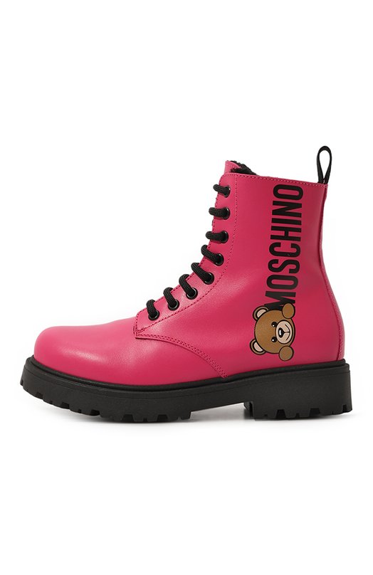 Кожаные ботинки Moschino 2