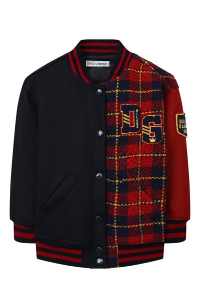 Шерстяной бомбер DOLCE & GABBANA, арт. L51B60/G7YYP/2-6, фото 1