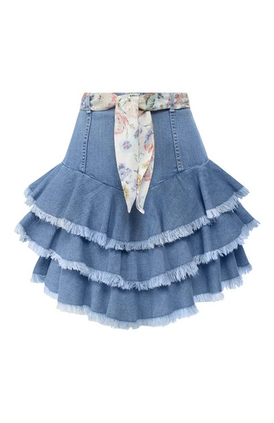 Женская джинсовая юбка ZIMMERMANN, арт. 4892SB0W