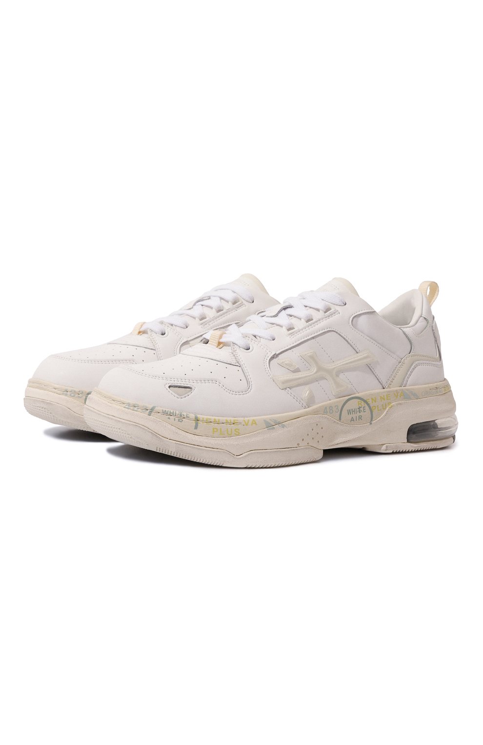 Кожаные кроссовки drake PREMIATA, арт. DRAKE/VAR 299, фото 1