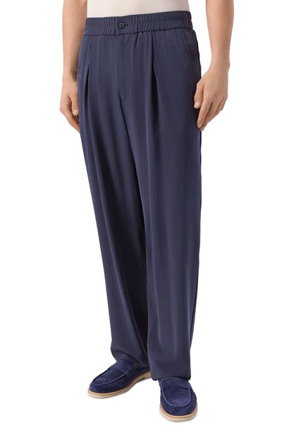 Шелковые брюки GIORGIO ARMANI, арт. GM003375/TE20664, фото 3