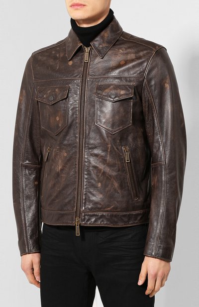 Кожаная куртка DSQUARED2, арт. S74AM0958/SX9560, фото 3