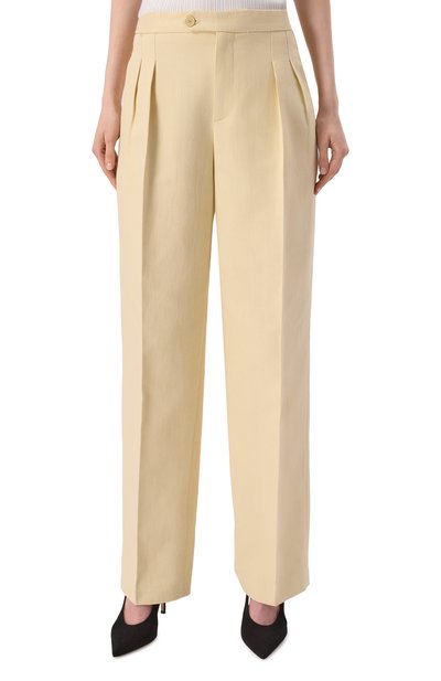 Брюки из хлопка и льна TWINSET, арт. 251TP2763, фото 3