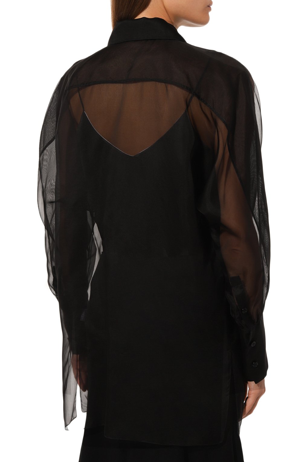 Шелковая блузка LA NEIGE, арт. #CAS-3-LS-ORG-004, фото 4