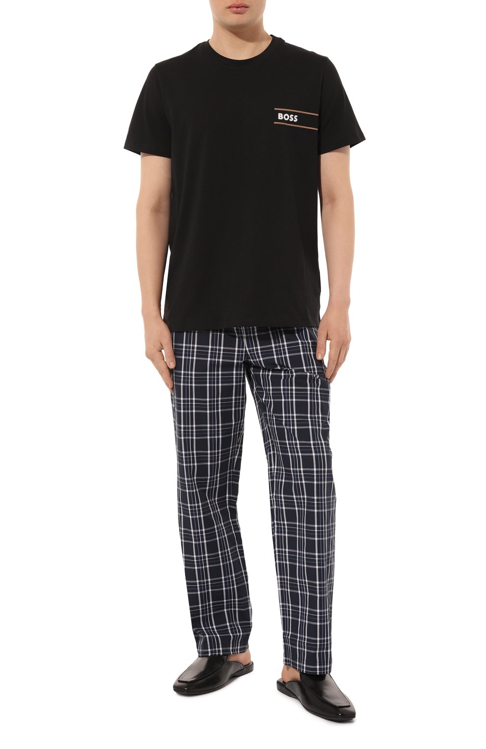 Хлопковые домашние брюки BOSS, арт. 50509351, фото 2
