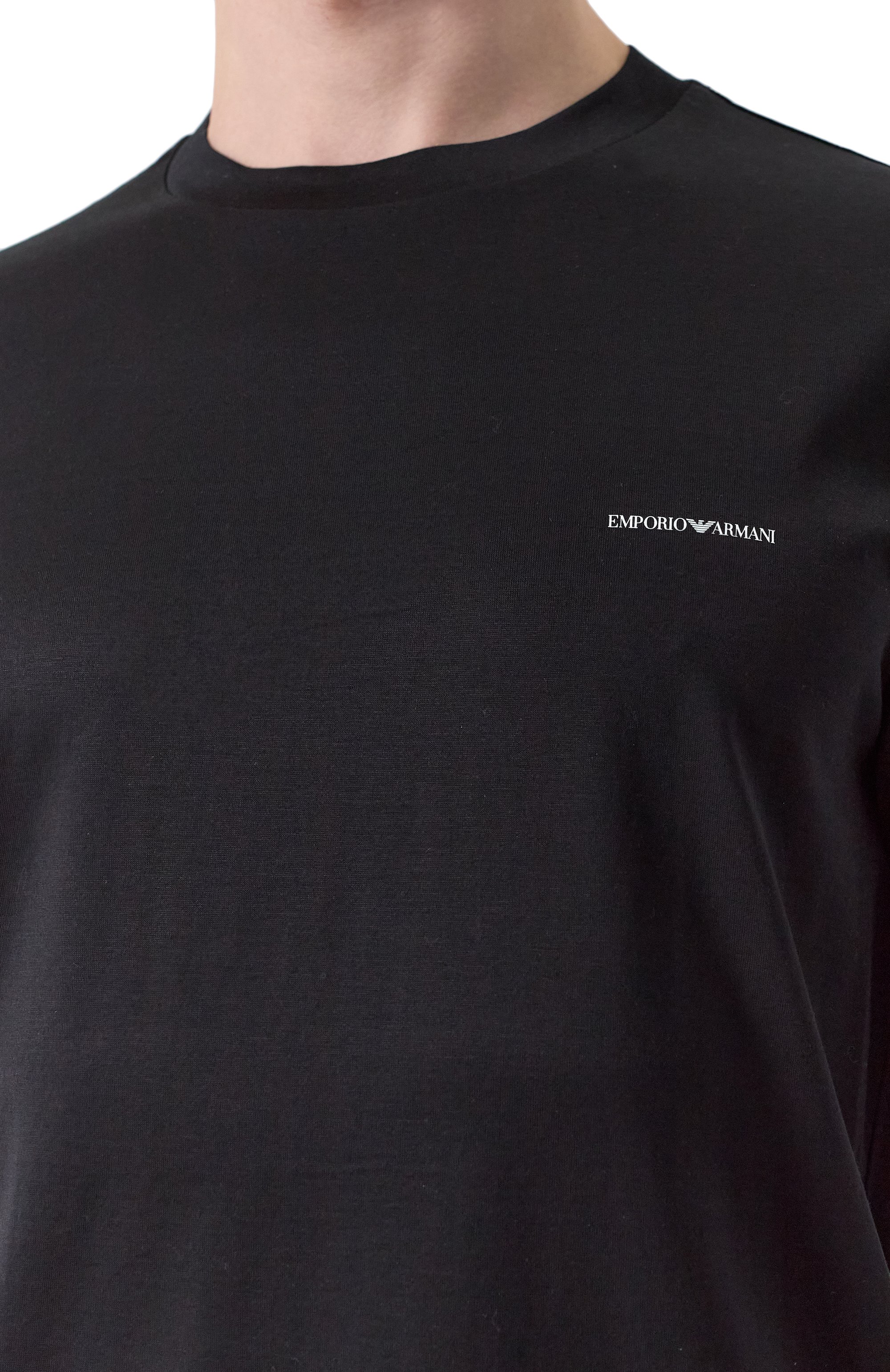 Футболка из лиоцелла и хлопка EMPORIO ARMANI, арт. 8N1TD8/1JUVZ, фото 5