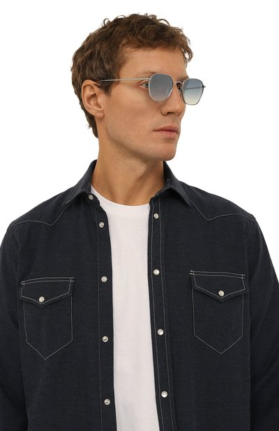 Солнцезащитные очки EYEPETIZER светло-голубого цвета по цене 25250 руб., арт. J0NDAL 1-26F, фото 3 Солнцезащитные очки EYEPETIZER, арт. J0NDAL 1-26F, фото 3