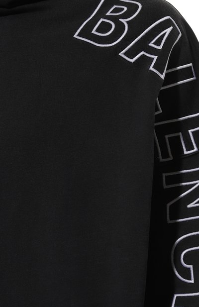 Хлопковое худи BALENCIAGA, арт. 739024/T0VV2, фото 5