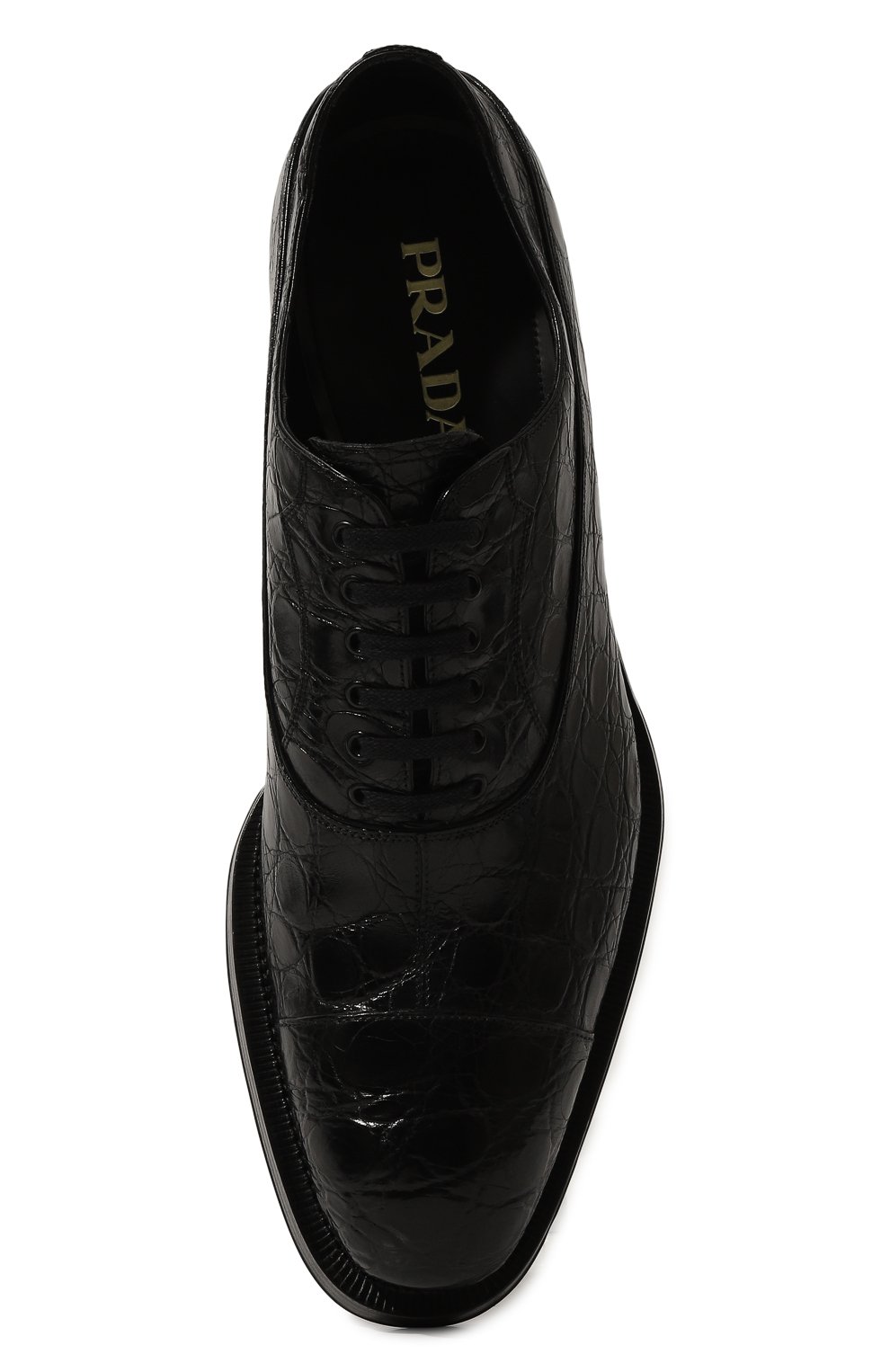 Оксфорды из кожи каймана PRADA, арт. 2EG061-XPF-F0002-X000, фото 6