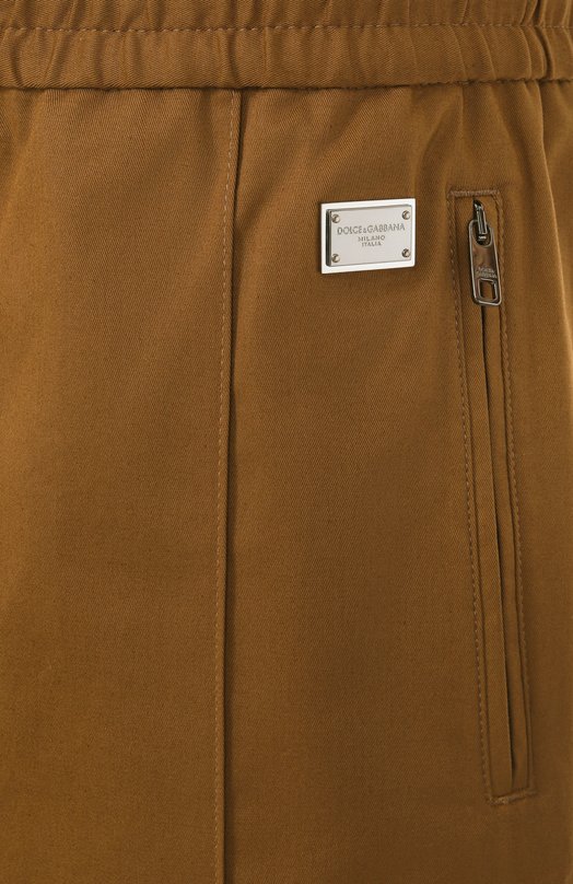 Хлопковые шорты Dolce & Gabbana GP0Y4T/FUFNV Коричневый  GP0Y4T/FUFNV Фото 6