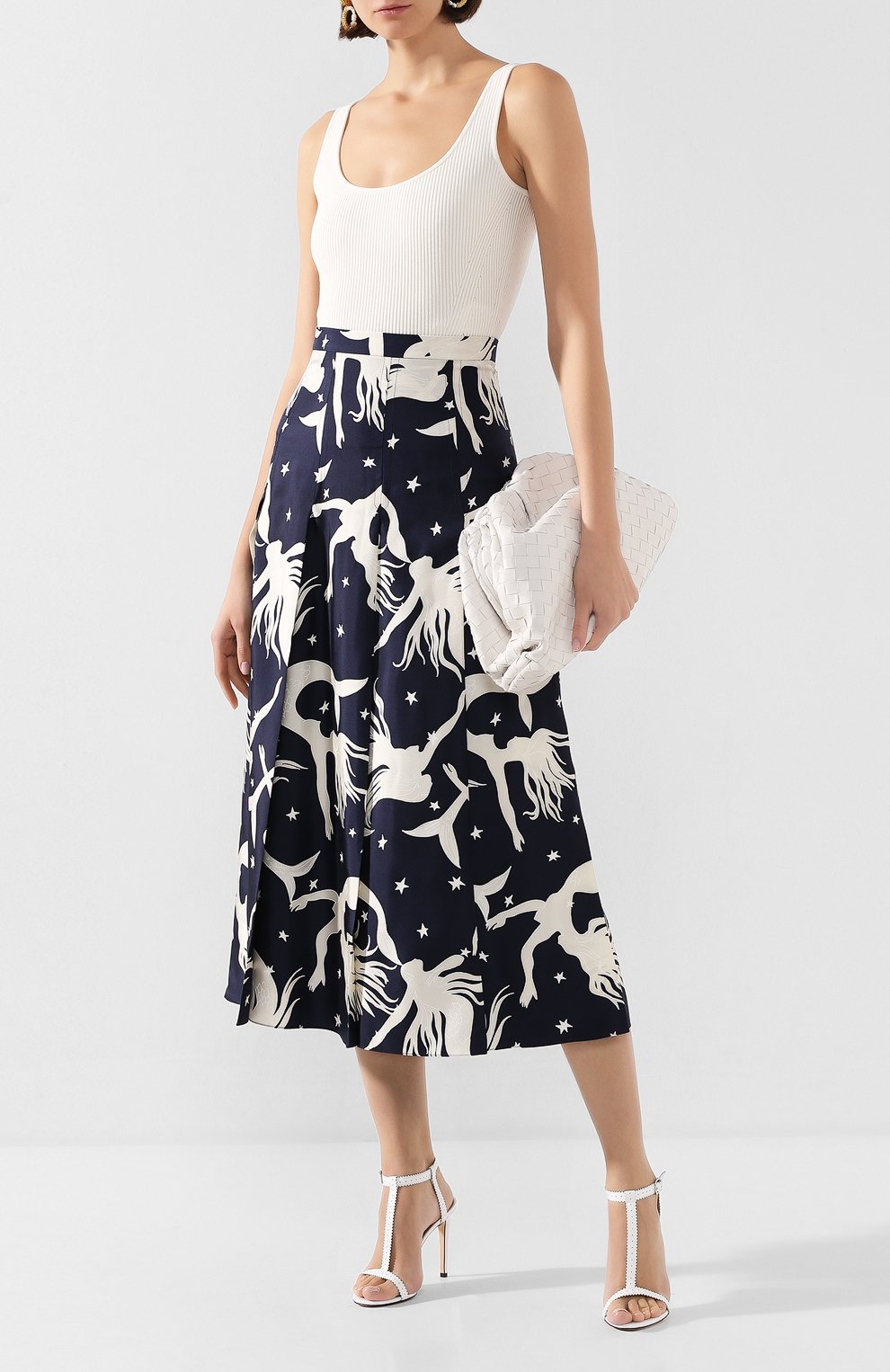 Майка из вискозы ALEXANDER MCQUEEN, арт. 622734/Q1A0C, фото 2