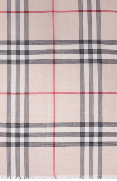 Шарф из шерсти и шелка BURBERRY, арт. 8078782, фото 4