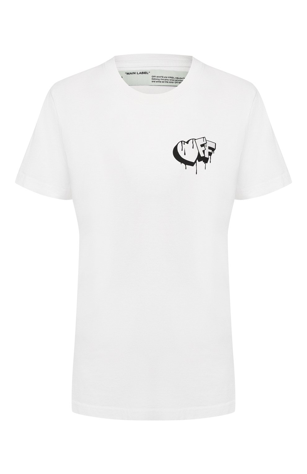 Хлопковая футболка OFF-WHITE, арт. 0WAA049F19B070660110, фото 1
