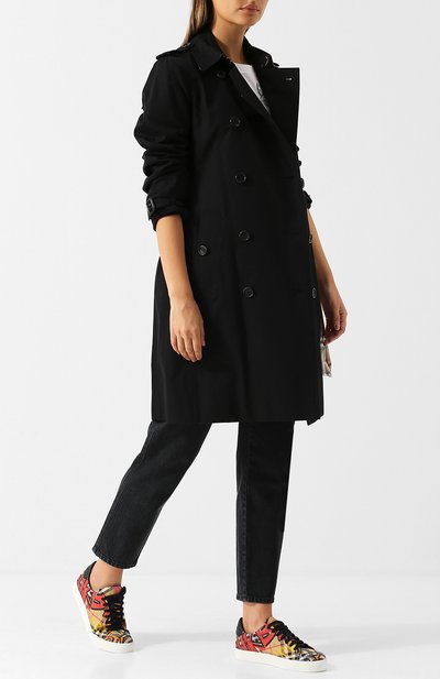 Хлопковый тренч kensington BURBERRY, арт. 3900456, фото 2