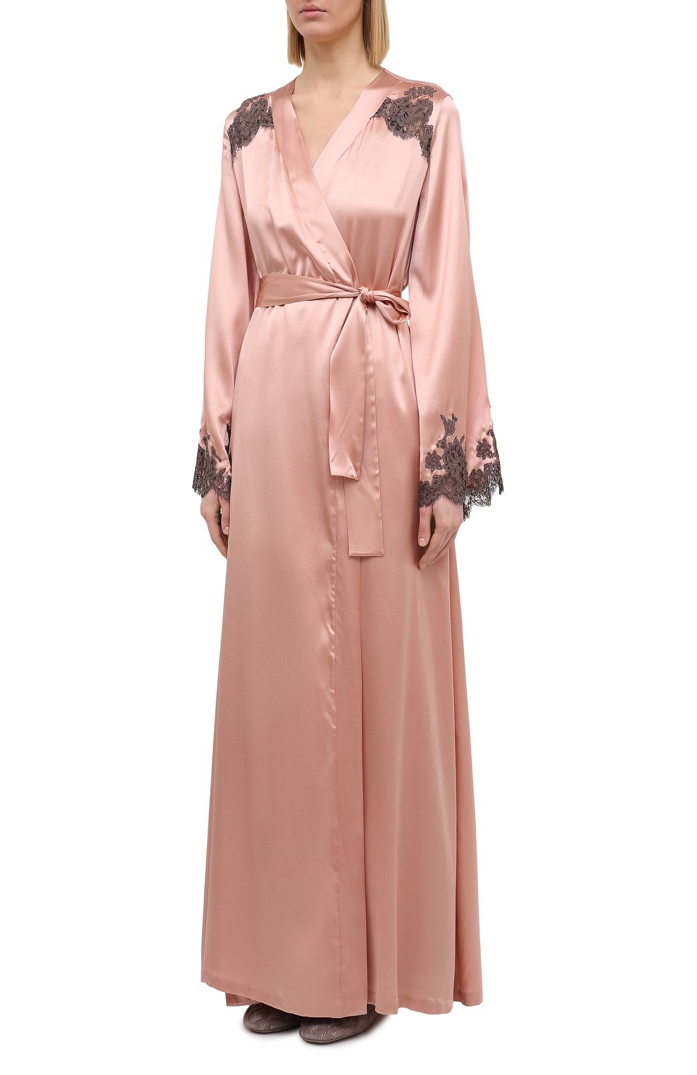Шелковый халат I.D. SARRIERI, арт. L4871, фото 3