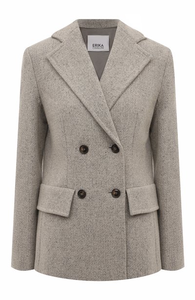 Женский жакет из шерсти и вискозы ERIKA CAVALLINI, арт. P4WG02