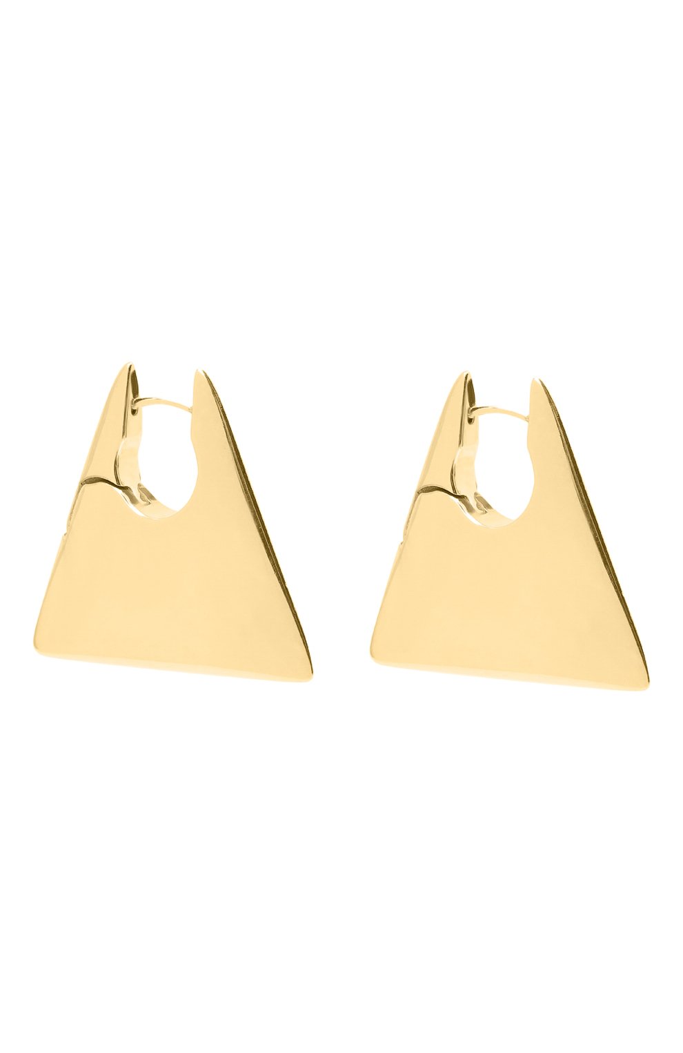 Серьги BOTTEGA VENETA золотого цвета по цене 95700 руб., арт. 651172/VAHU0, фото 3 Серьги BOTTEGA VENETA, арт. 651172/VAHU0, фото 3