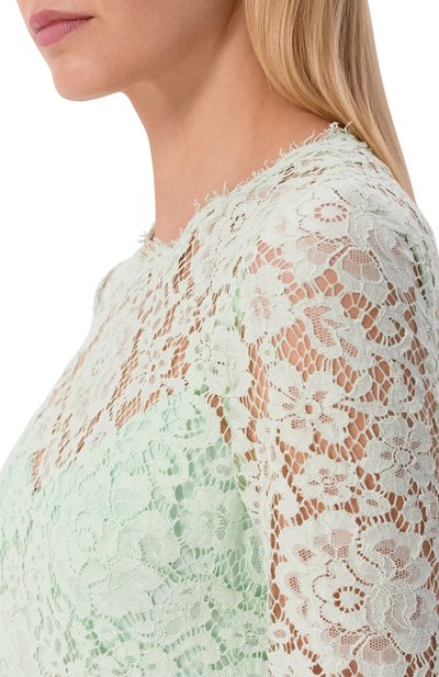 Платье из хлопка и вискозы DOLCE & GABBANA, арт. F6M0DT/HLMEA, фото 4