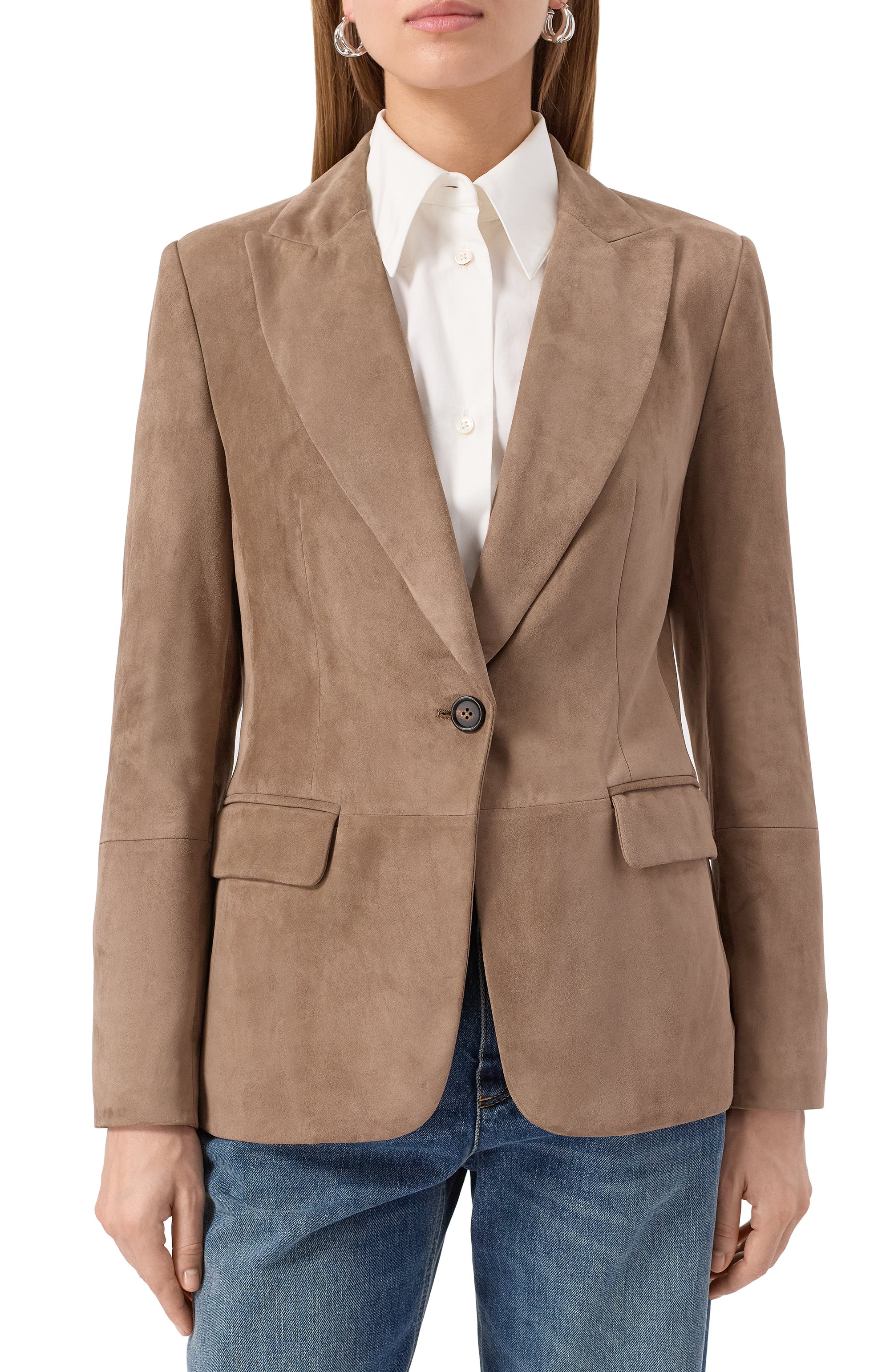 Замшевый жакет BRUNELLO CUCINELLI, арт. MPCLF208XP, фото 3