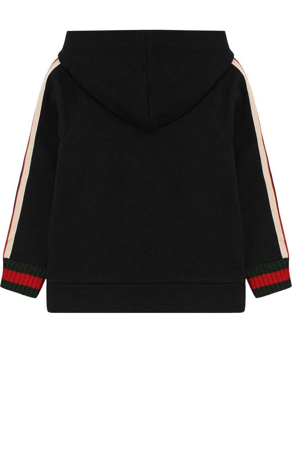 Хлопковое худи с контрастной отделкой GUCCI, арт. 497949/X9L52, фото 2