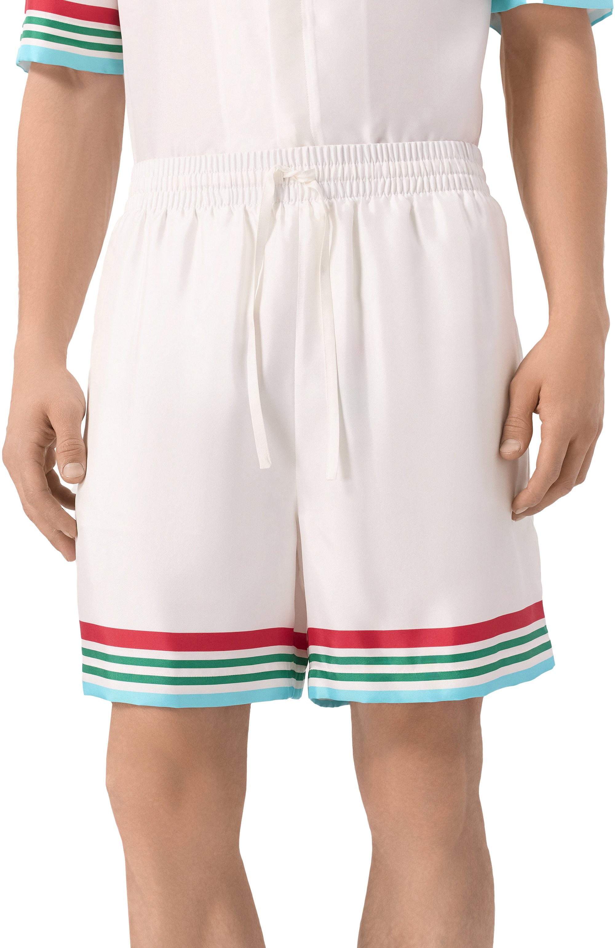 Шелковые шорты CASABLANCA, арт. MS25TR01204, фото 3