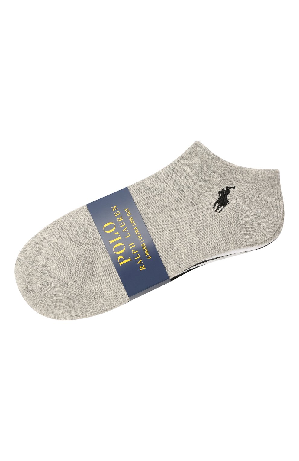 Комплект из 6 пар носков POLO RALPH LAUREN разноцветного цвета по цене 2875 руб., арт. 455747503, фото 1 Комплект из 6 пар носков POLO RALPH LAUREN, арт. 455747503, фото 1