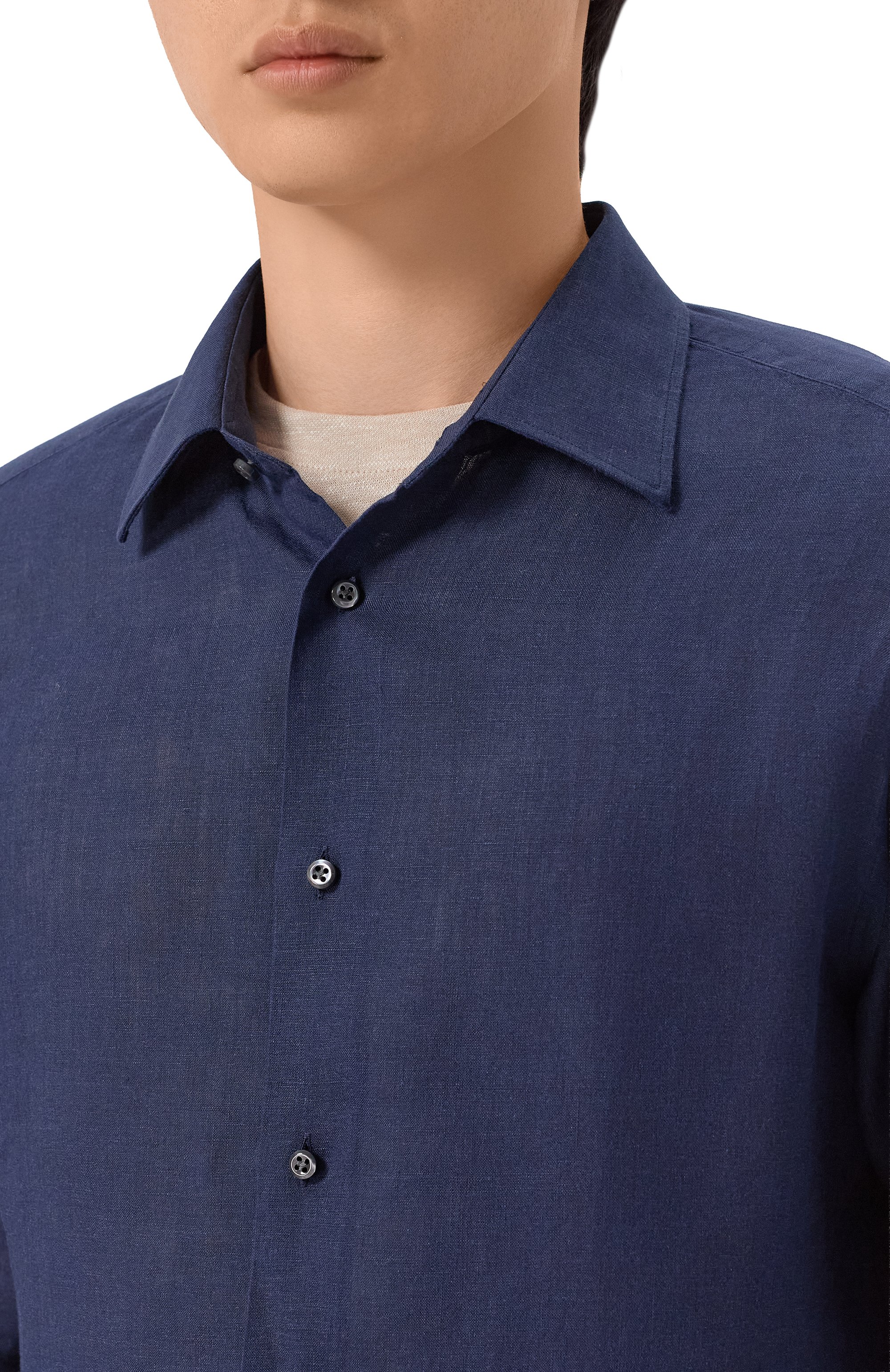 Льняная рубашка BOSS CAMEL, арт. 50560284, фото 5