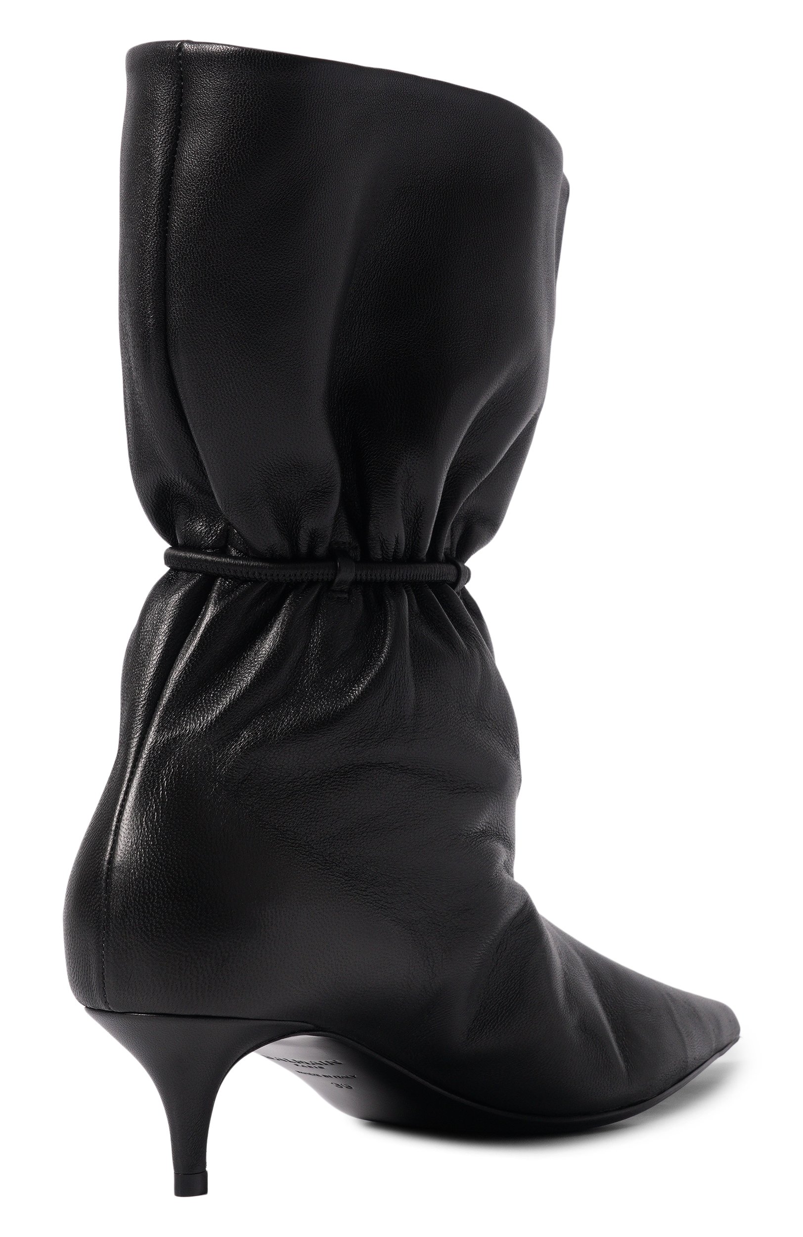 Кожаные ботильоны sphynx 45 BALMAIN черного цвета по цене 156000 руб., арт. HN0TE309/LNAP, фото 5 Кожаные ботильоны sphynx 45 BALMAIN, арт. HN0TE309/LNAP, фото 5