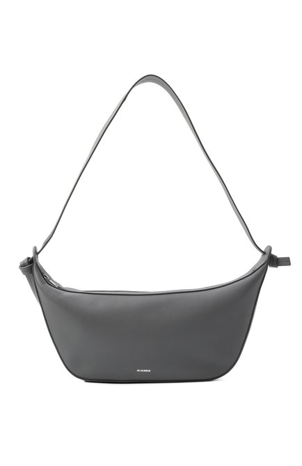 Мужская сумка knot JIL SANDER серого цвета, арт. J26WG0057-P7186 | Фото 1 (Размер: large; Материал: Натуральная кожа; Ремень/цепочка: На ремешке; Материал сплава: Проставлено; Драгоценные камни: Проставлено)