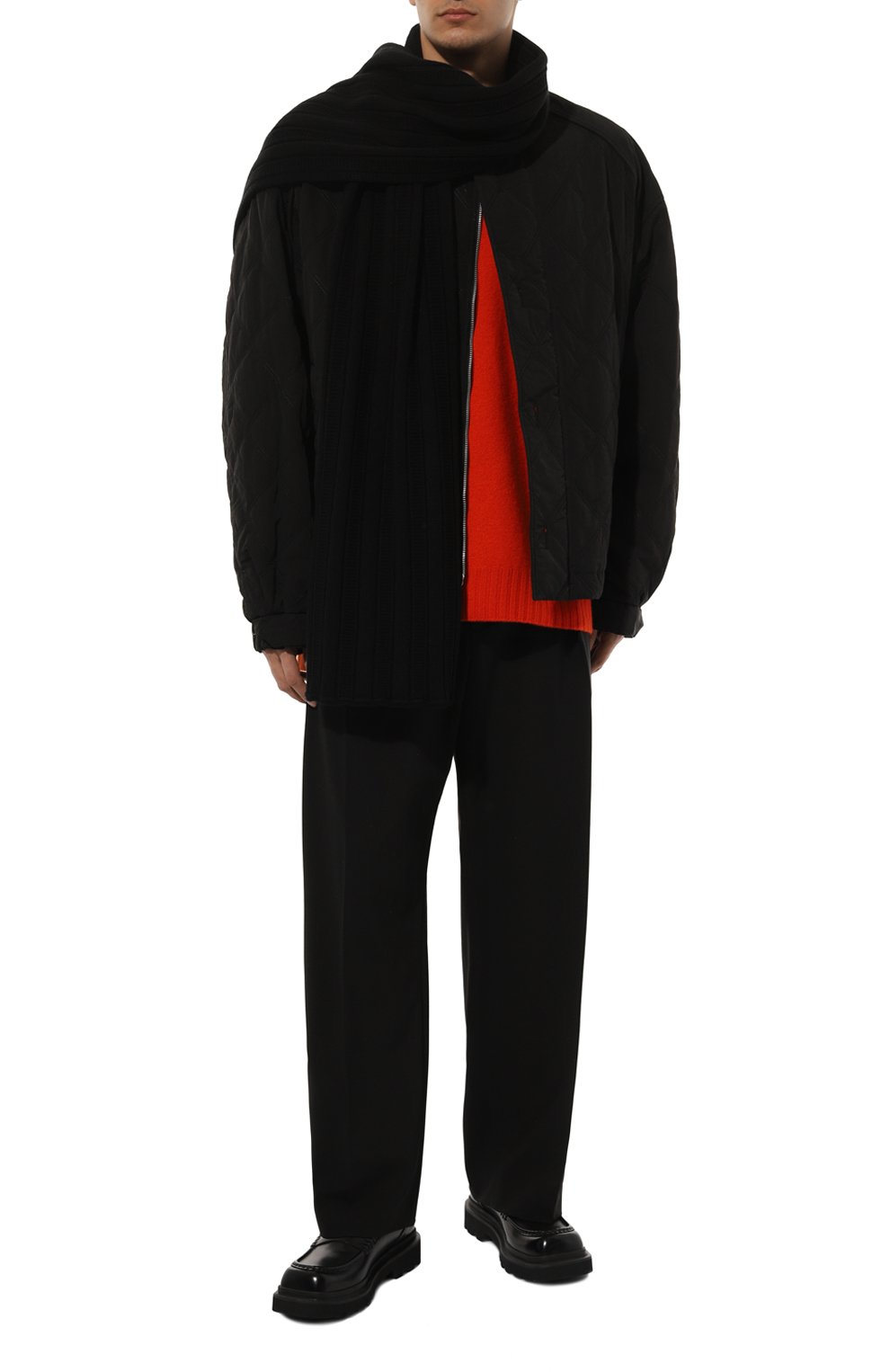 Шерстяной шарф VERSACE, арт. 1014176/1A09351, фото 2