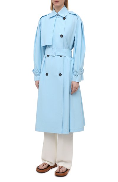 Хлопковый тренч MSGM, арт. 3041MDC05 217104, фото 3