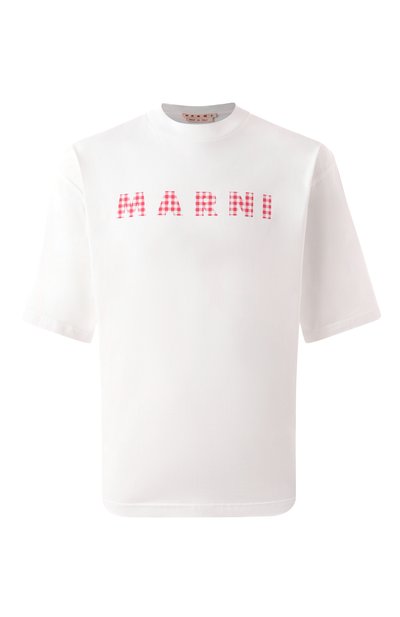 Мужская хлопковая футболка MARNI, арт. HUMU0223GP/USCX52