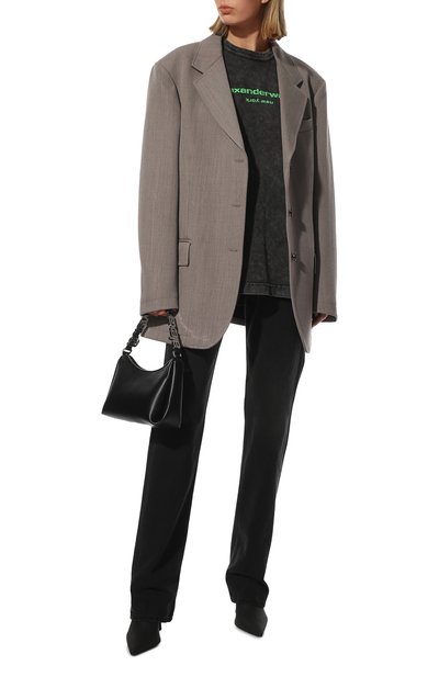 Хлопковая футболка ALEXANDER WANG, арт. UCC1221497, фото 2