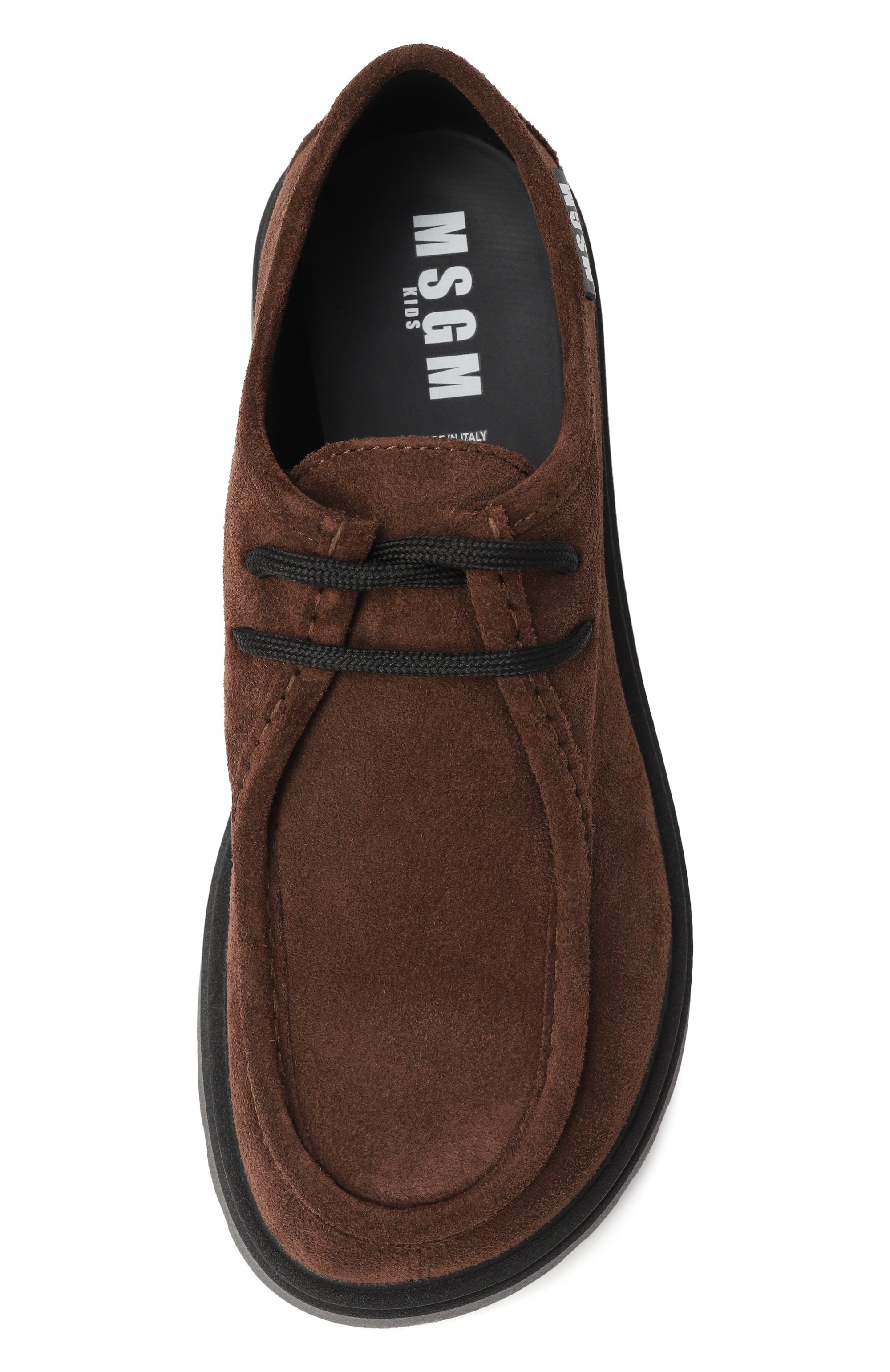 Замшевые дерби MSGM KIDS, арт. 81159/36-40, фото 4