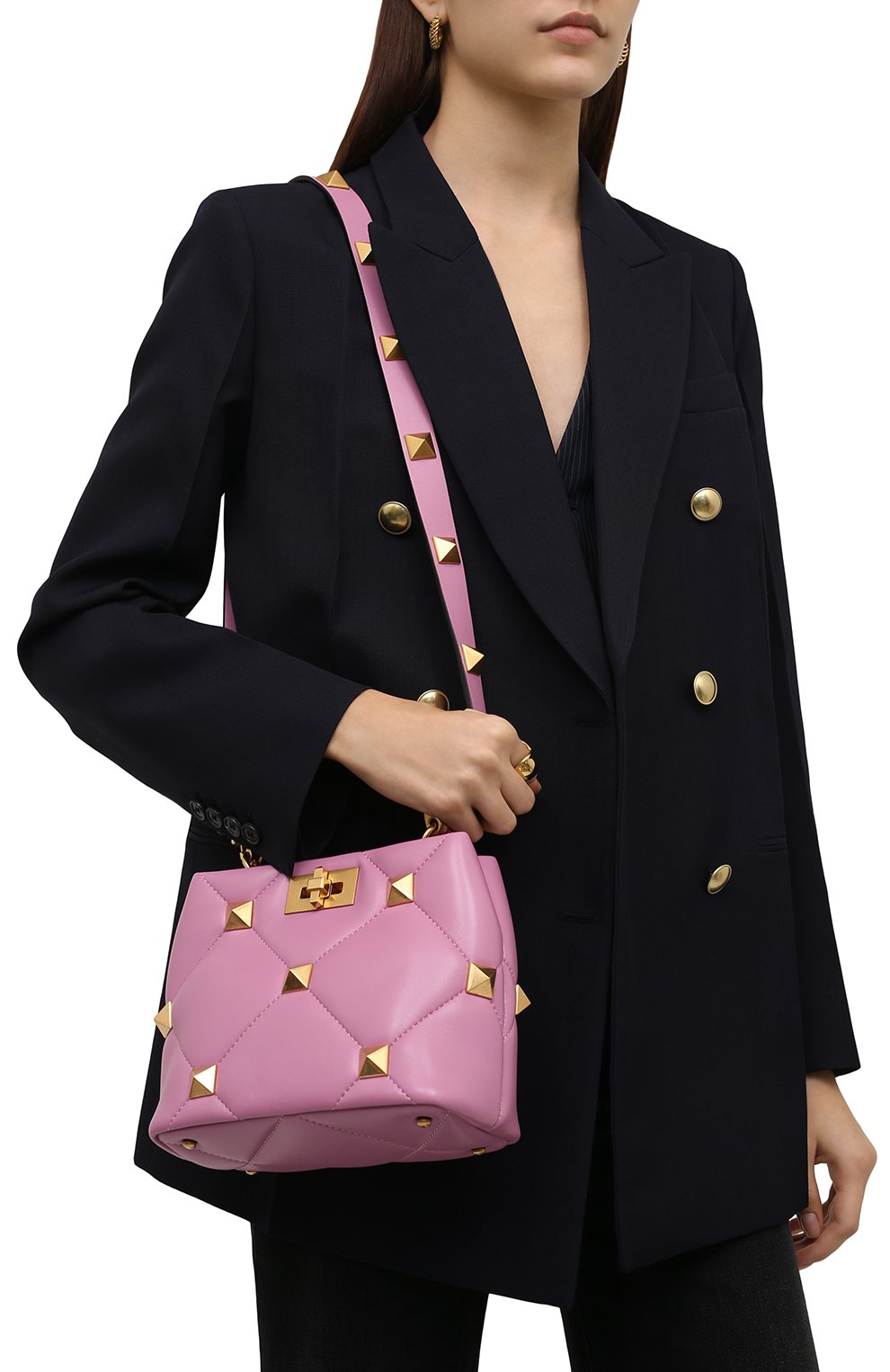 Сумка roman stud small VALENTINO, арт. WW0B0I97/BSF, фото 6