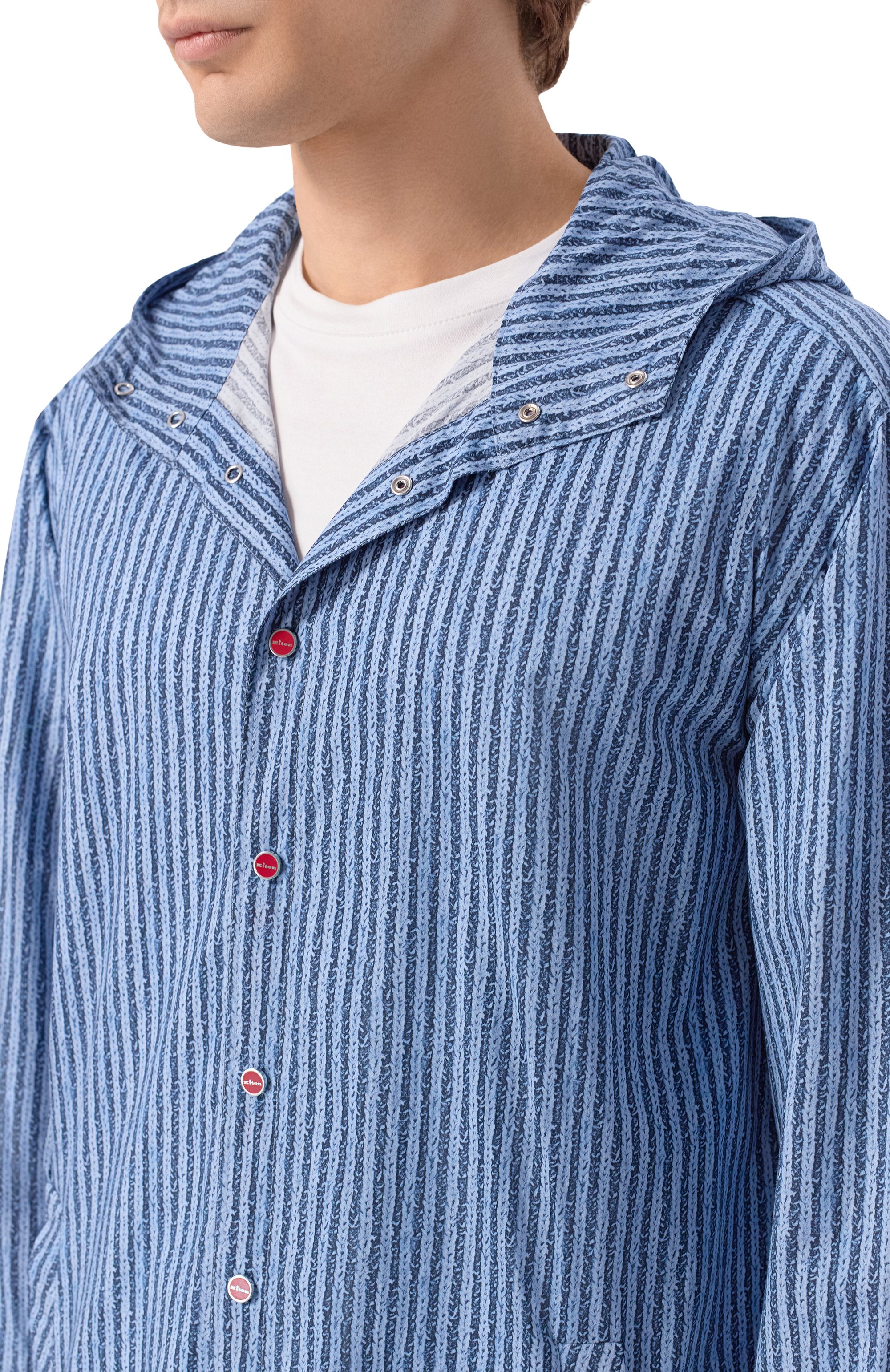 Хлопковая рубашка KITON, арт. UMCMARH0912901_46-50, фото 5