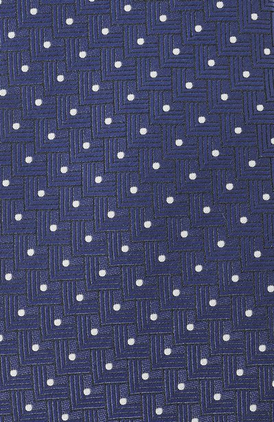 Шелковый галстук LANVIN синего цвета по цене 15000 руб., арт. TIE/2068, фото 4 Шелковый галстук LANVIN, арт. TIE/2068, фото 4