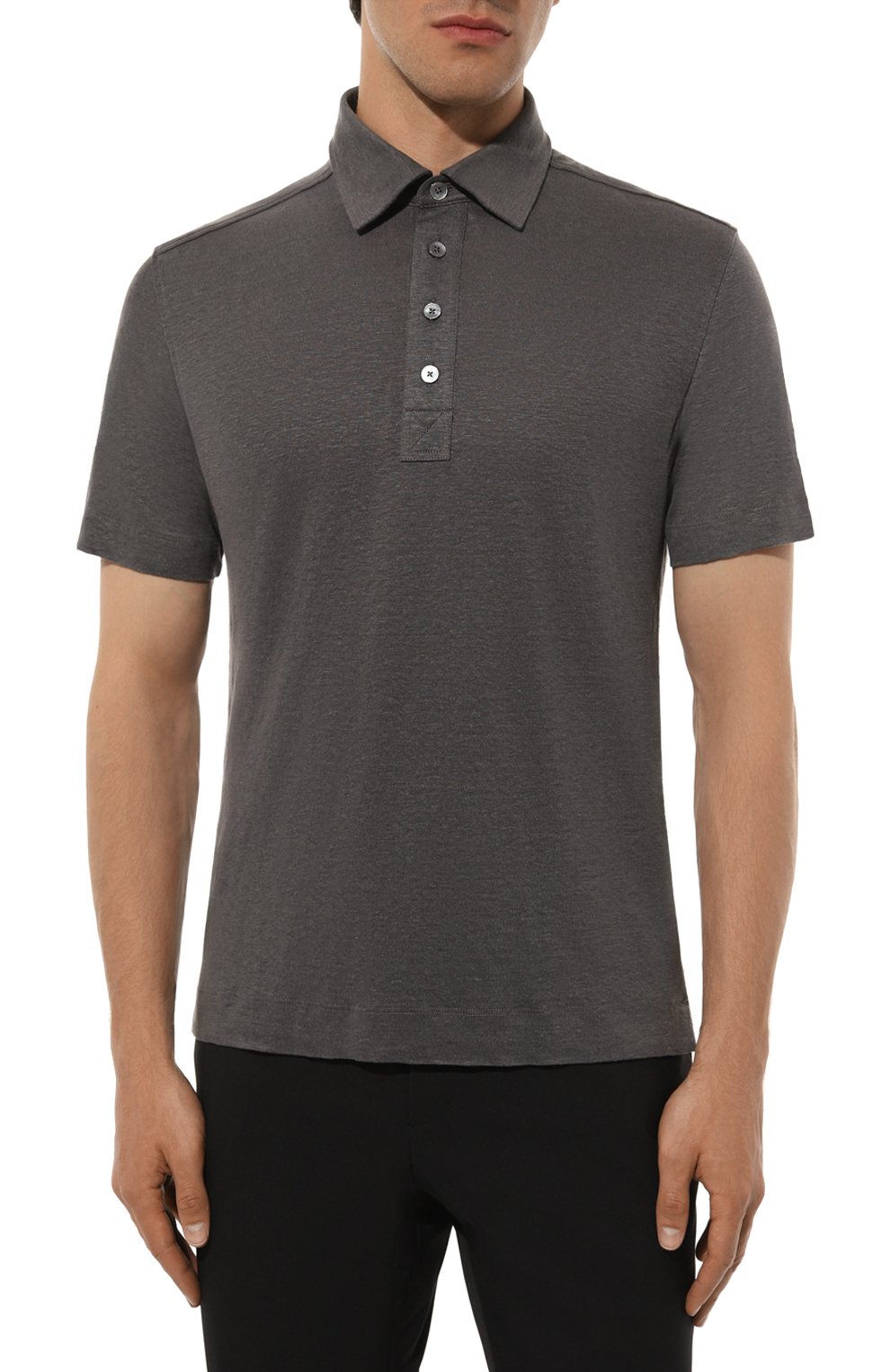 Льняное поло ZEGNA, арт. UD376A7/D784, фото 3