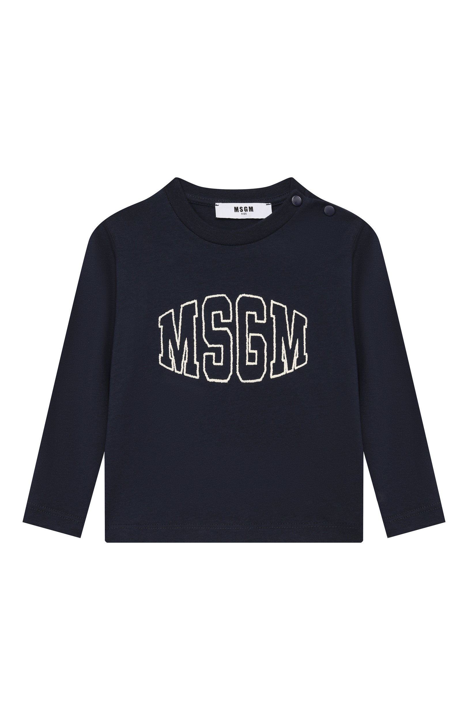 Хлопковый лонгслив MSGM KIDS, арт. F6MSUNTH344, фото 1