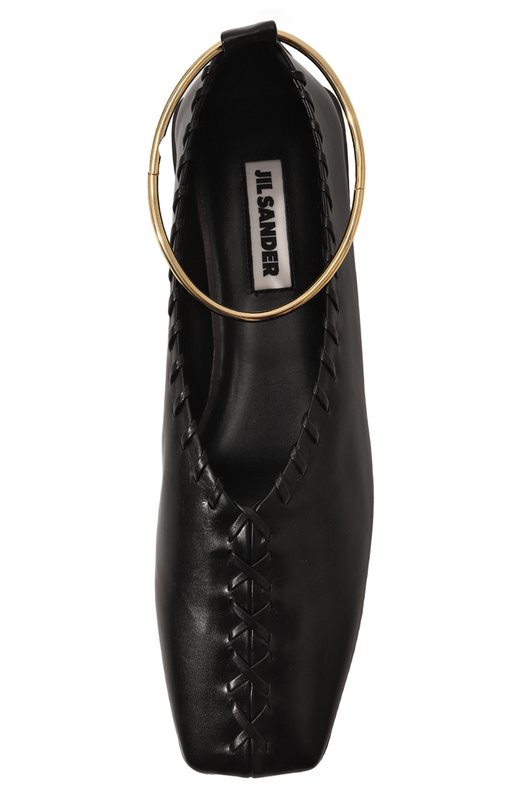 Кожаные балетки Jil Sander J15WZ0009/P4864 Чёрный  J15WZ0009/P4864 Фото 6