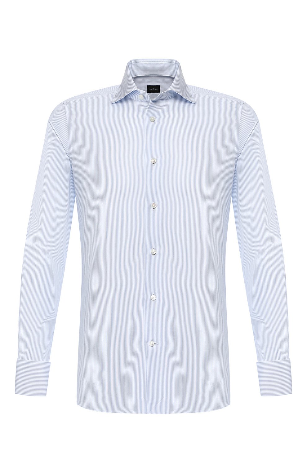 Хлопковая сорочка с воротником кент ZEGNA, арт. 501040/9MS4BA, фото 1