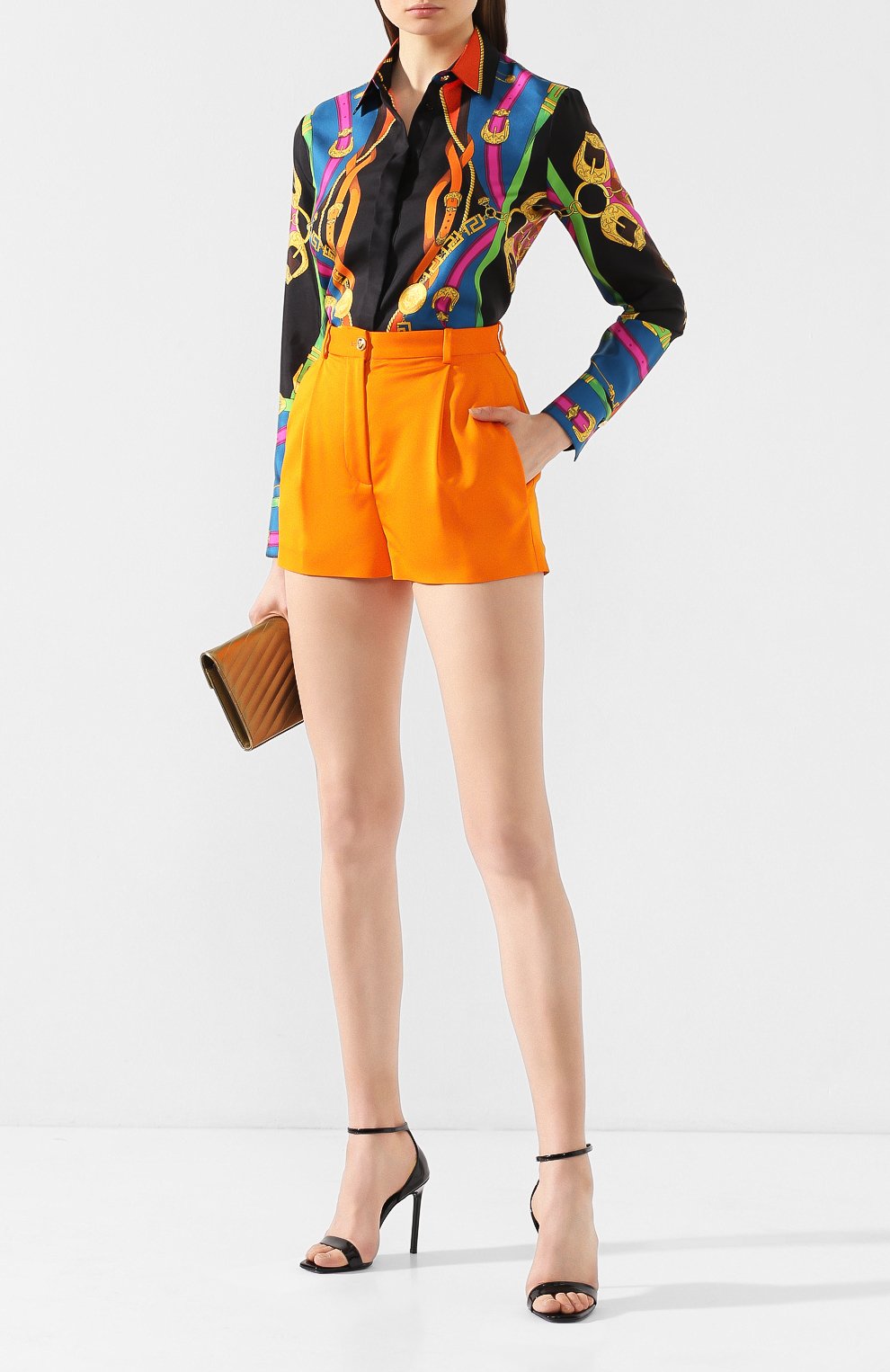 Шелковая рубашка VERSACE, арт. A82662/A233263, фото 2