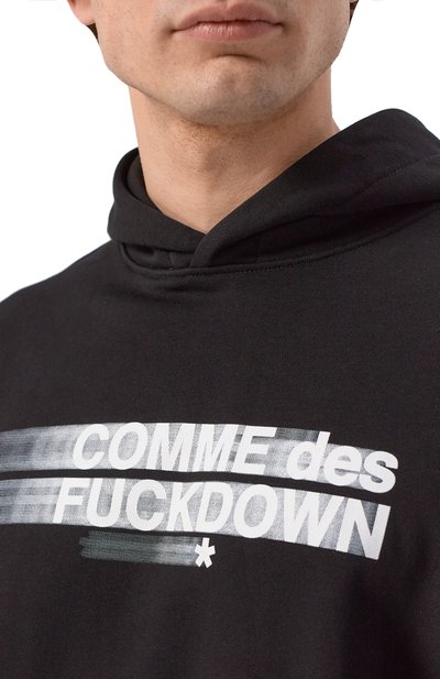 Хлопковое худи COMME DES FUCKDOWN, арт. CFABM02002, фото 5