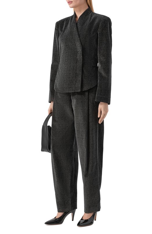 Вельветовые брюки Emporio Armani EW002650/TE16728 Серый  EW002650/TE16728 Фото 2