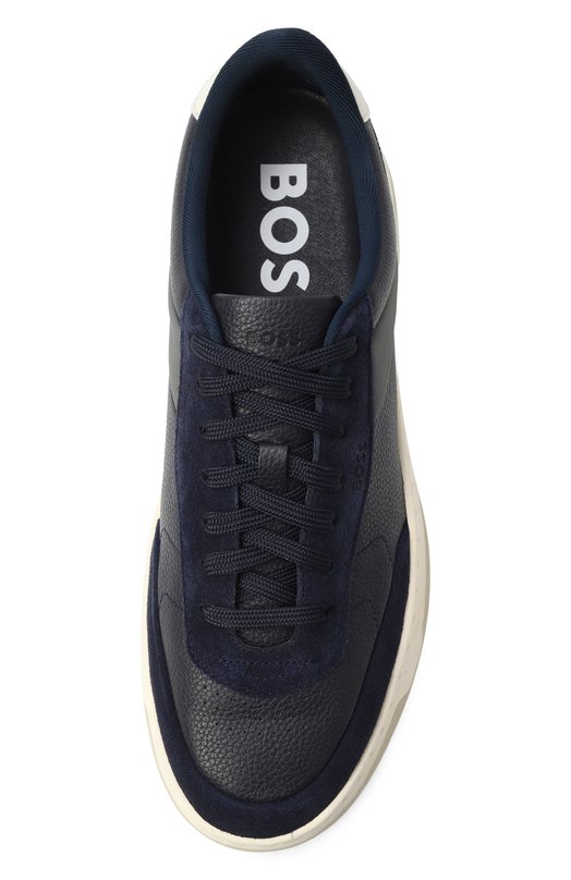 Кожаные кеды Baltimore BOSS 50548705 Синий  50548705 Фото 6