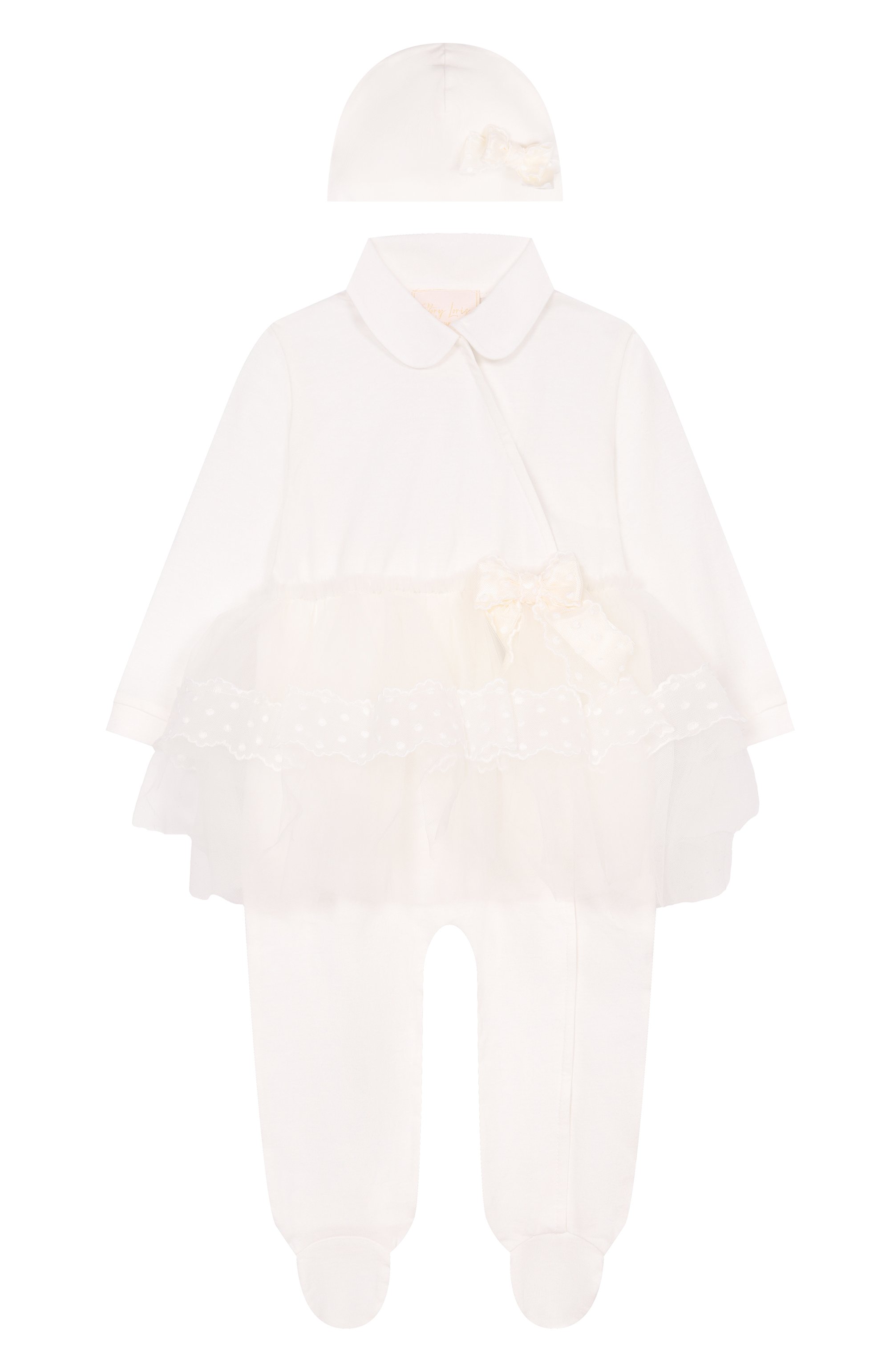 Комплект из комбинезона и шапки STORY LORIS кремового цвета по цене 31800 руб., арт. 31079, фото 1 Комплект из комбинезона и шапки STORY LORIS, арт. 31079, фото 1