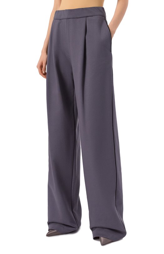 Хлопковые брюки Dries Van Noten 252-011138-2611 Серый  252-011138-2611 Фото 3